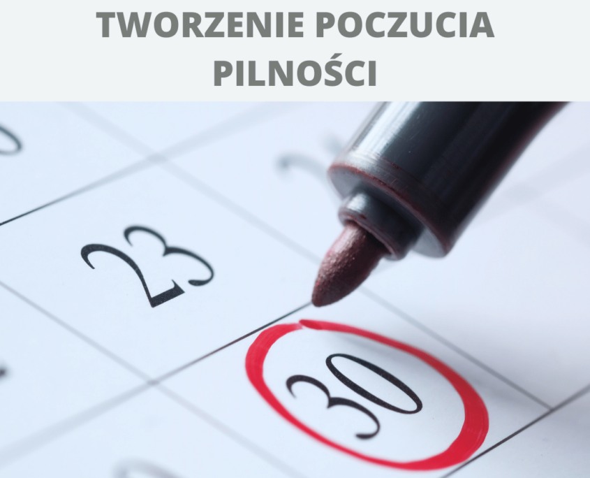 Zarządzanie zmianą w eCommerce - Tworzenie poczucia pilności